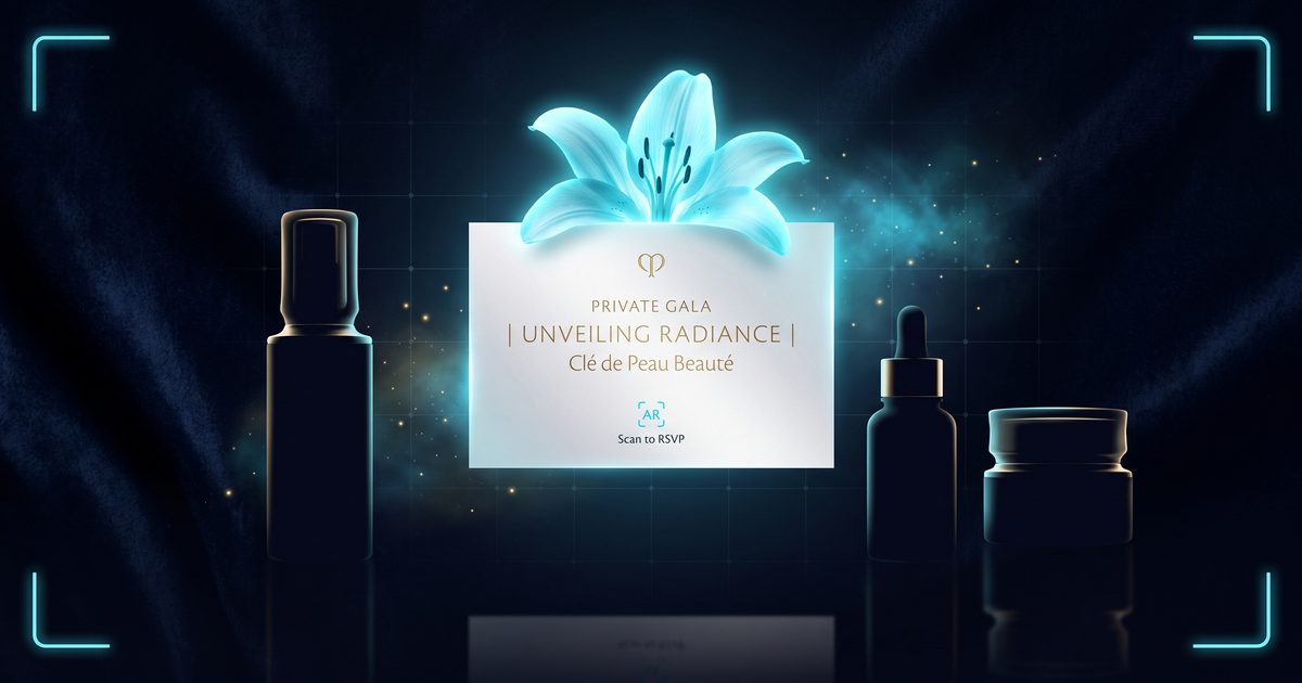 Clé de Peau Beauté — Clé de Peau Beauté WebAR Experience: Transforming a Printed Event Card into an Interactive Luxury Product Experience