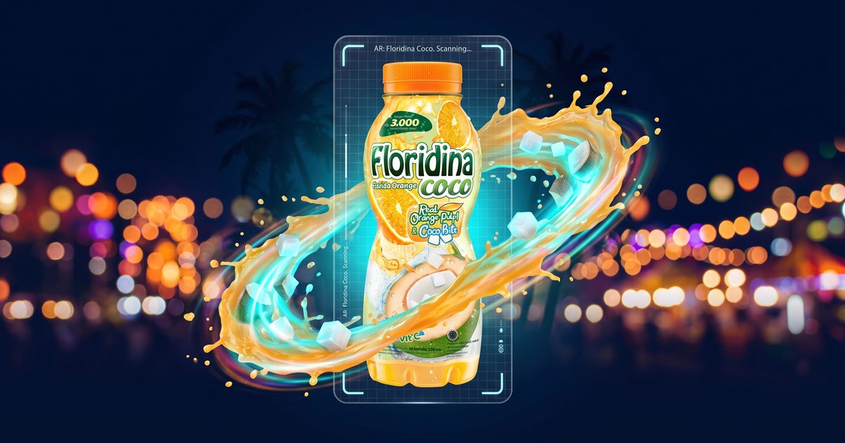 Floridina — Floridina Coco WebAR Experience: Transforming Beverage Packaging into an Interactive Brand Experience